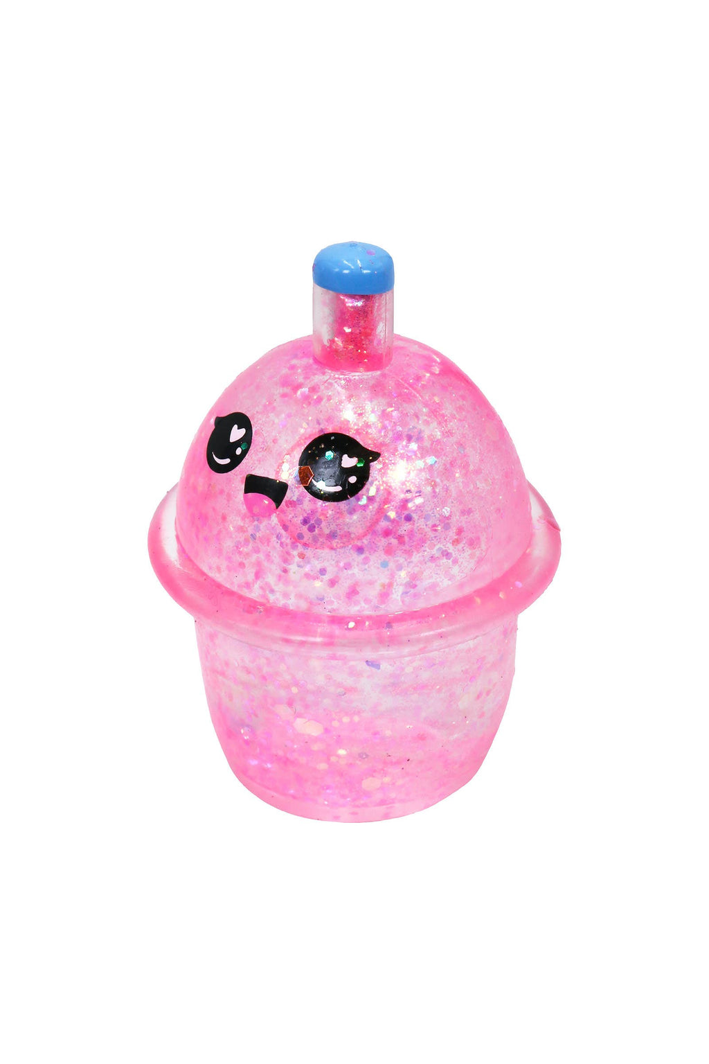 Cute Boba Glittery Maltose Thick Putty Filled Squishy Bag
