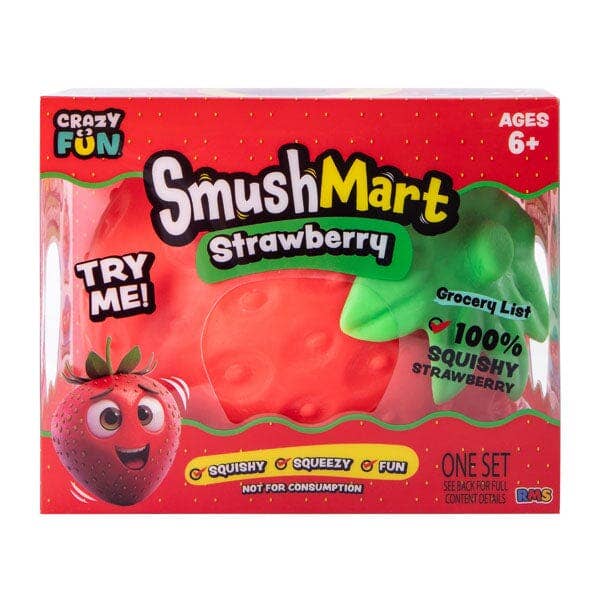 RMS® SmushMart™ Giant Scented Strawberry Squishy