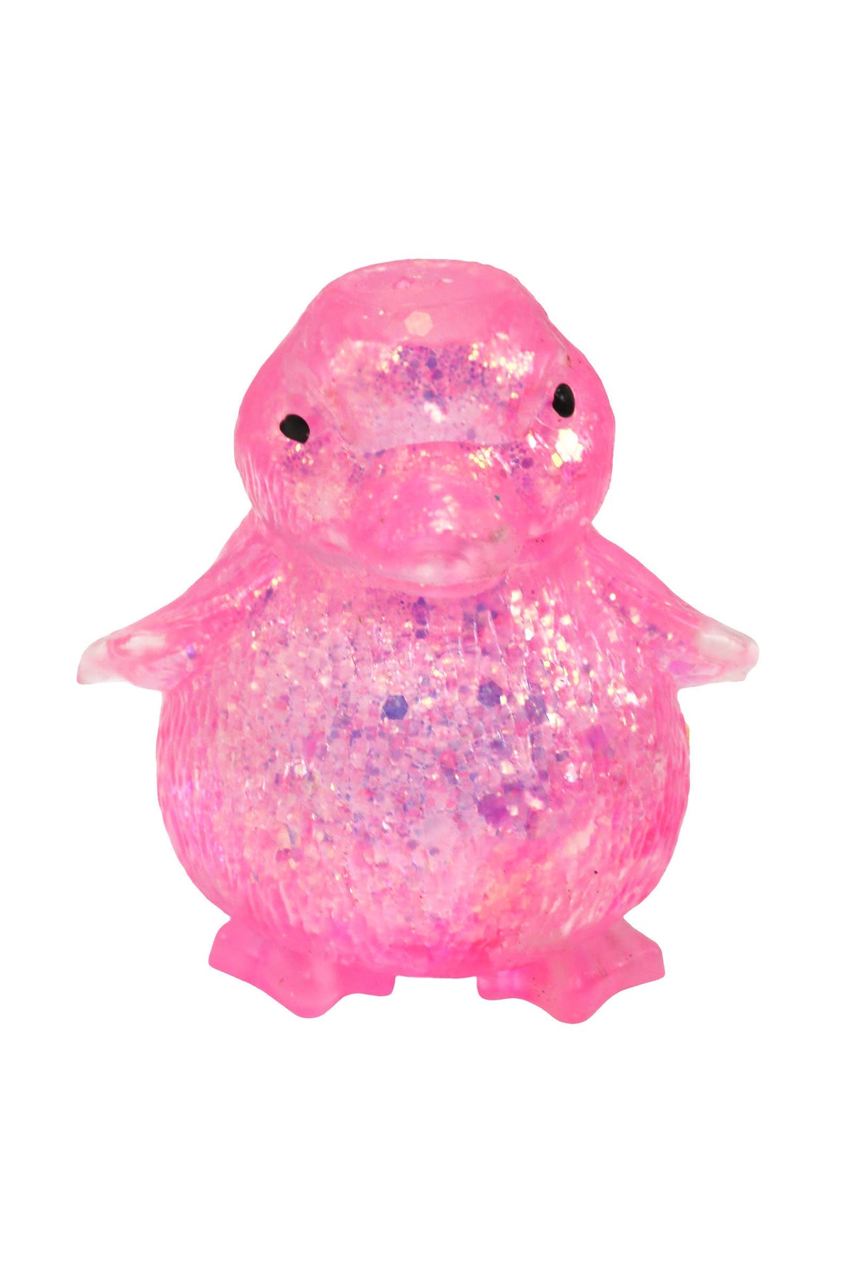 Penguin Glittery Maltose Putty Filled TPR Squishy Toy