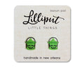 Retro Treat Bucket Earrings - Witch