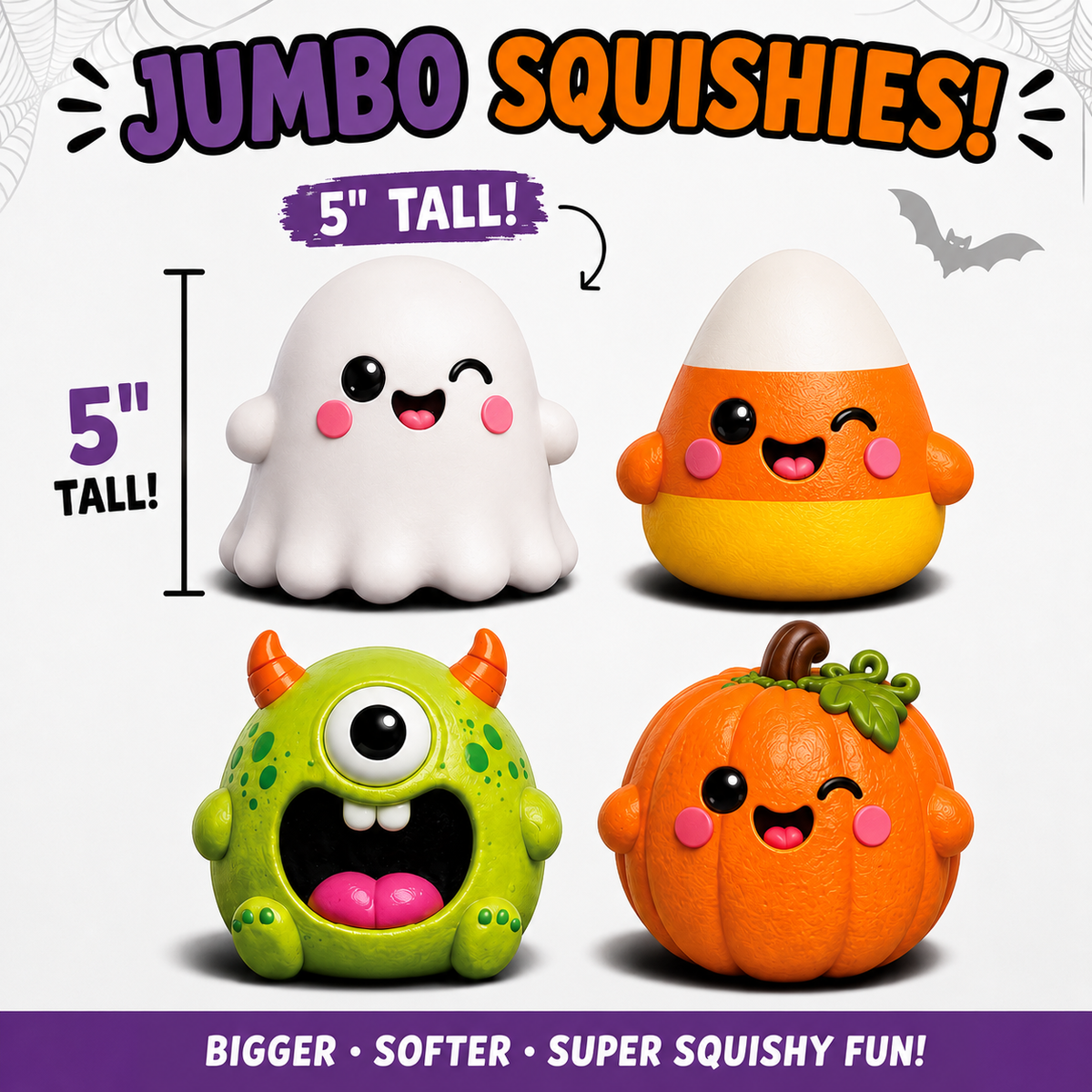Fun Doh JUMBO Halloween Monsters Squishy