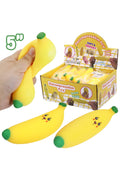 Banana Fluffy Slime Filled Squishy