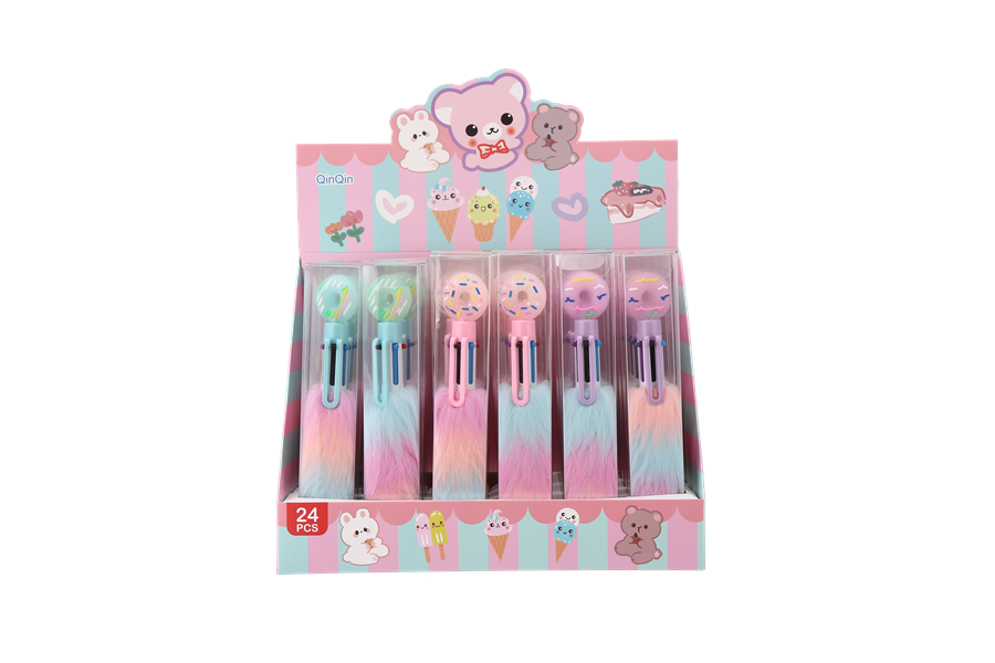 Desserts Themed Fluffy Assorted Pens