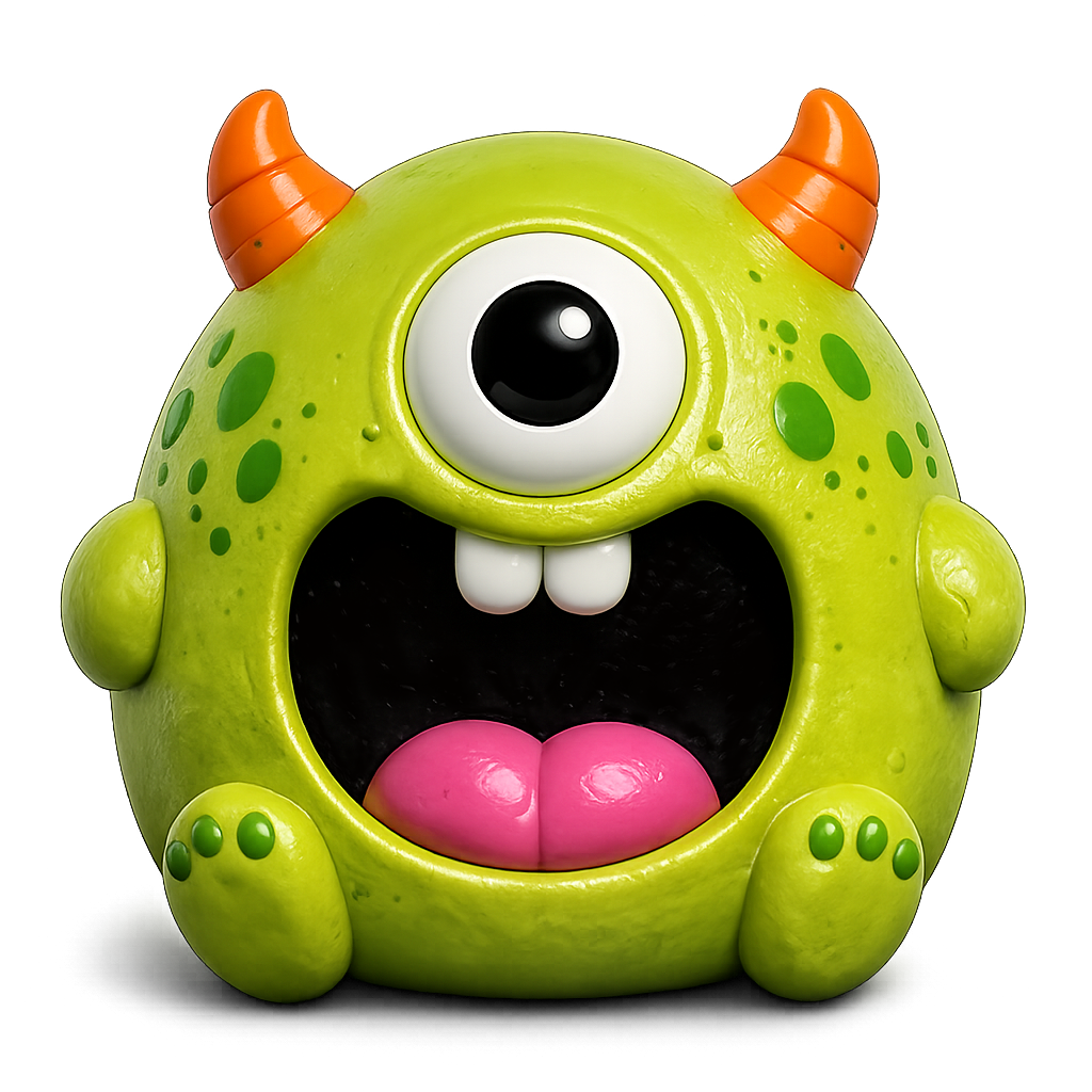 Fun Doh JUMBO Halloween Monsters Squishy