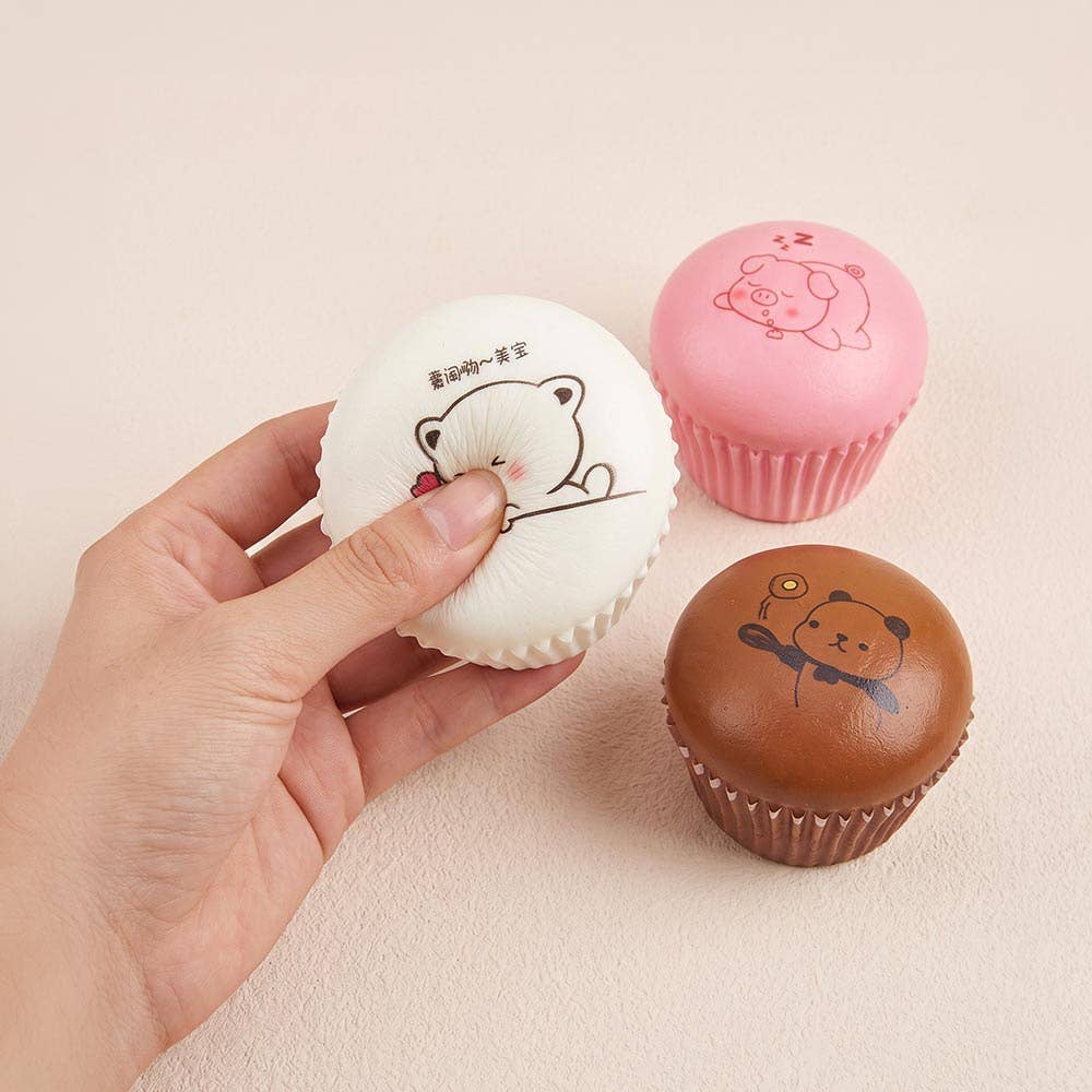 Character Cupcake Squeeze Squishy