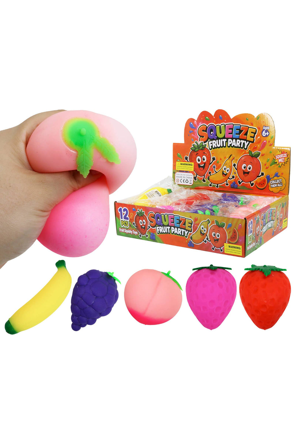 Assorted Fruits Squishy