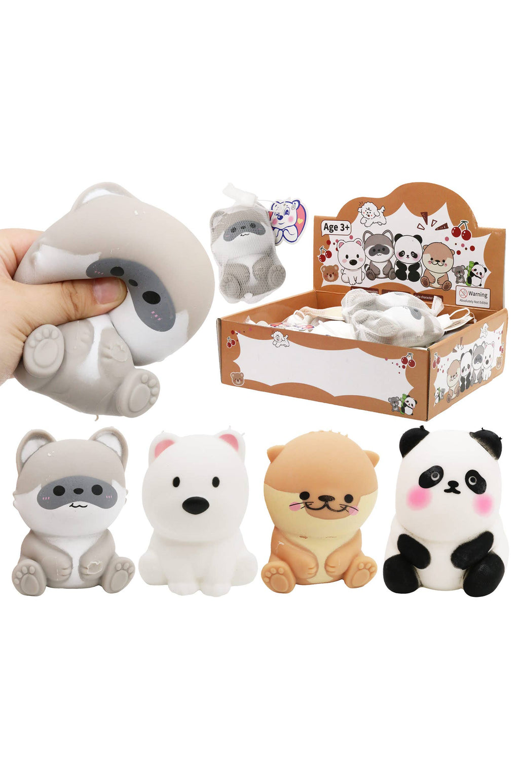 Cute Animals Soft Fluffy Squishy
