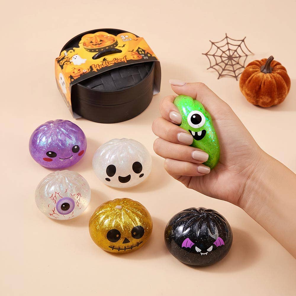 Halloween Glitter Steamed Bao Bun Dumpling