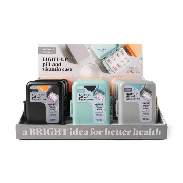 Light Up Pill and Vitamin Case