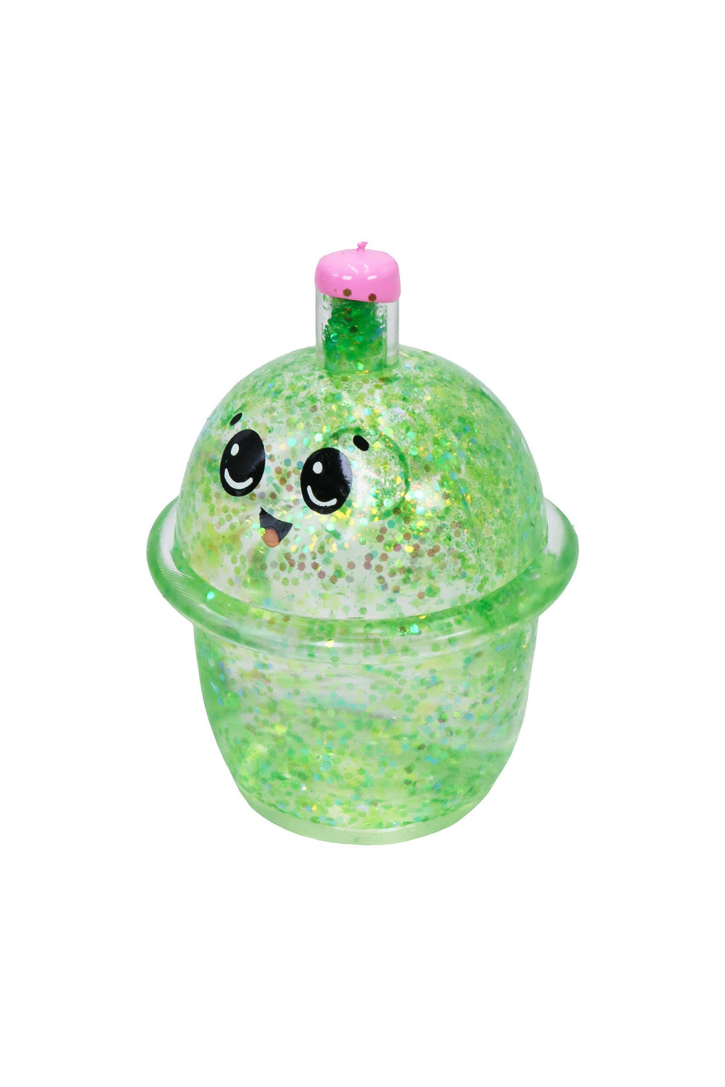 Cute Boba Glittery Maltose Thick Putty Filled Squishy Bag