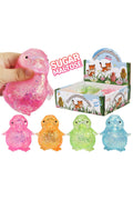 Penguin Glittery Maltose Putty Filled TPR Squishy Toy