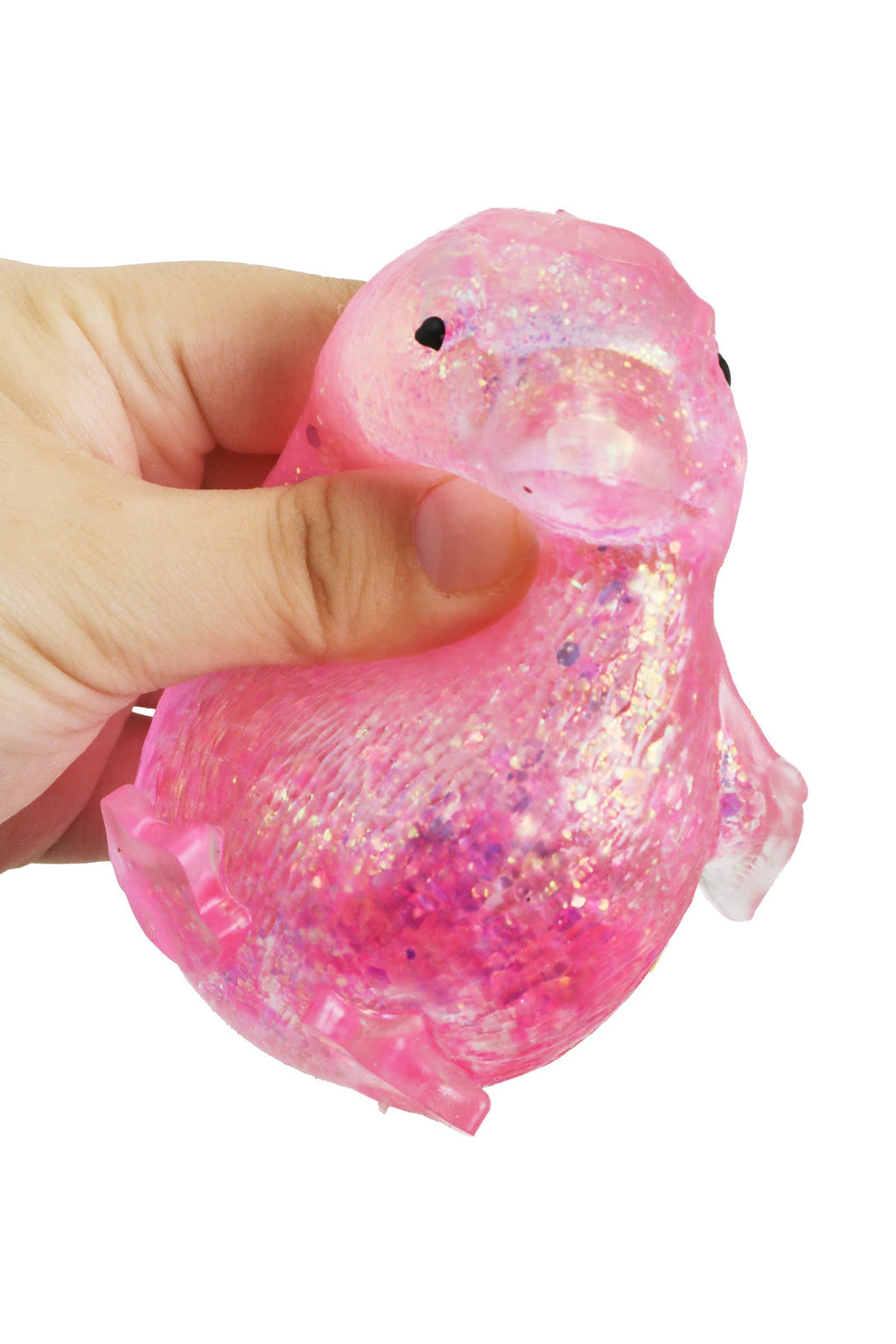 Penguin Glittery Maltose Putty Filled TPR Squishy Toy