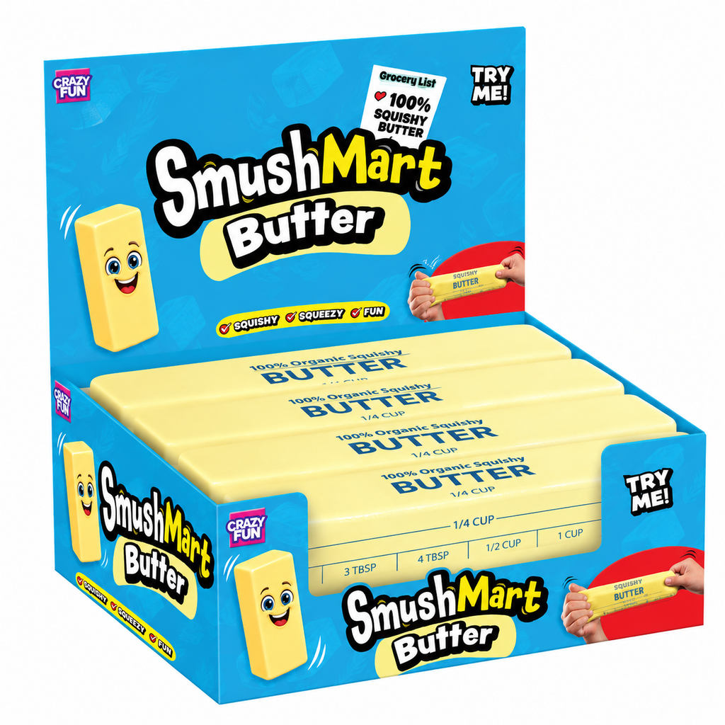 RMS® SmushMart™ Giant 15" Butter Stick Squishy