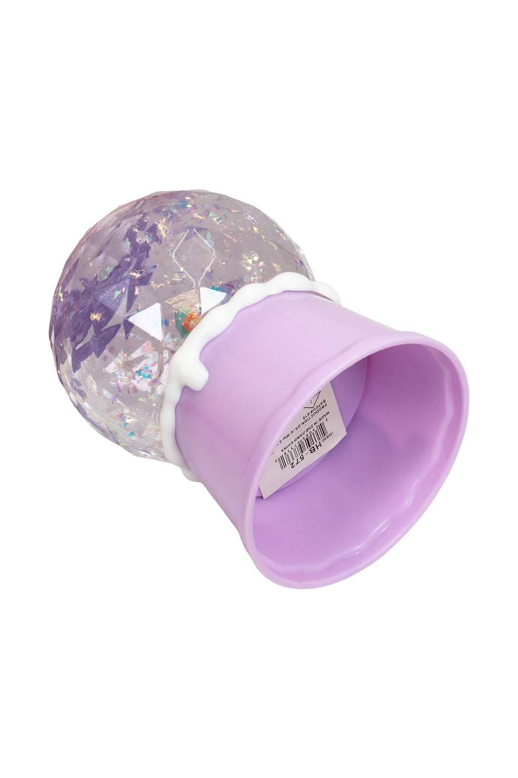 Fruit Charm Snow Globe Glittery Gel Slime Jar