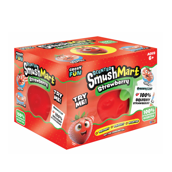 RMS® SmushMart™ Giant Scented Strawberry Squishy