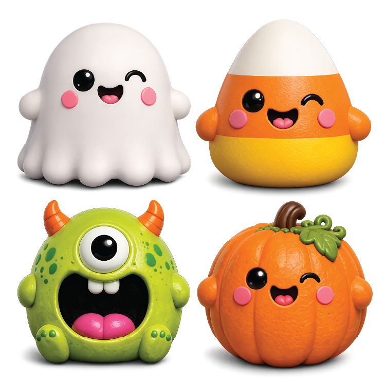 Fun Doh JUMBO Halloween Monsters Squishy