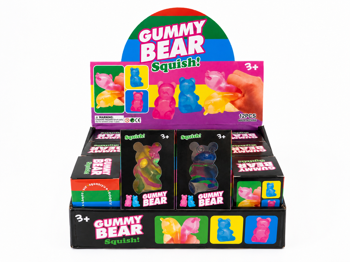 Tie Dye Gummy Bear Squishy