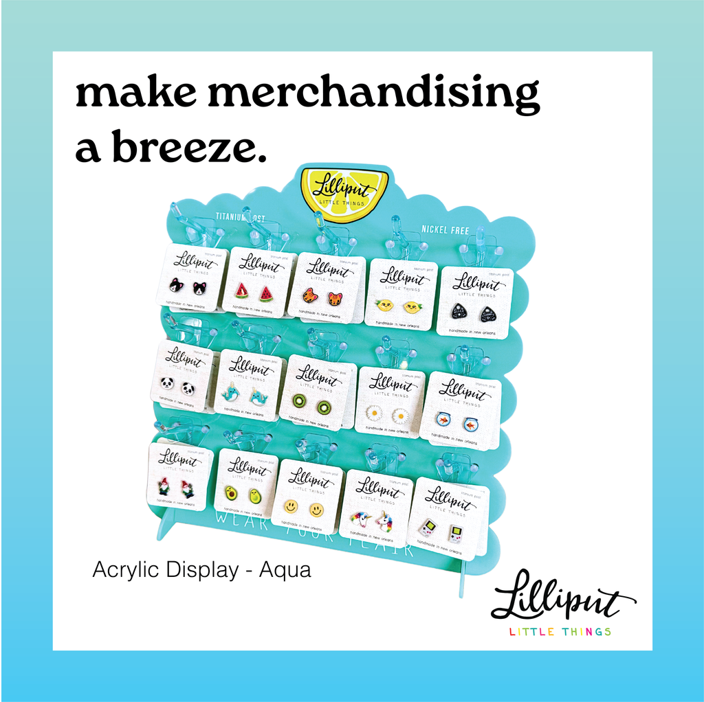 Retro Treat Bucket Earrings - Ghost