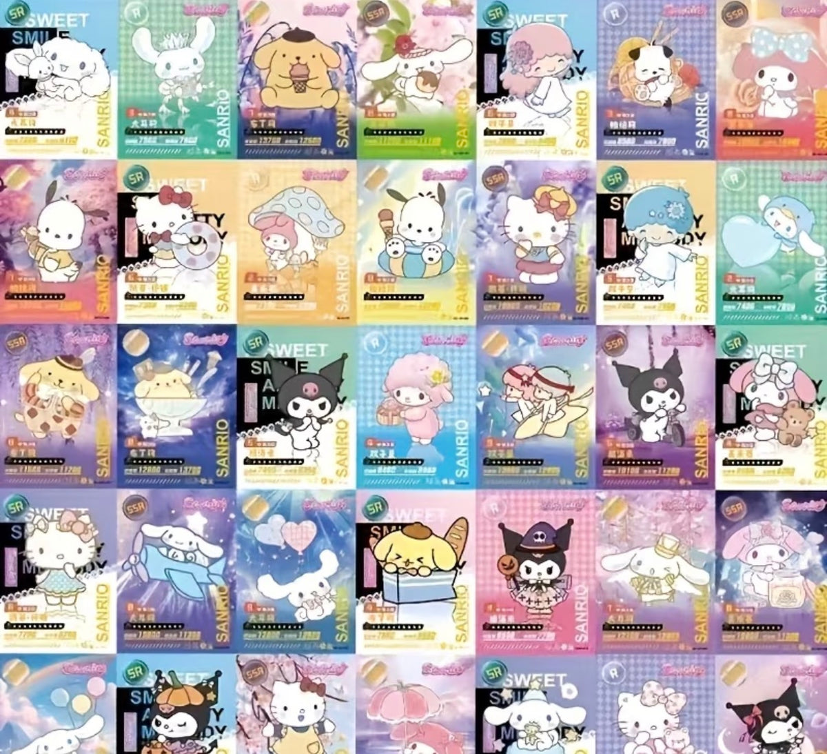 Sanrio Collectible Character Cards