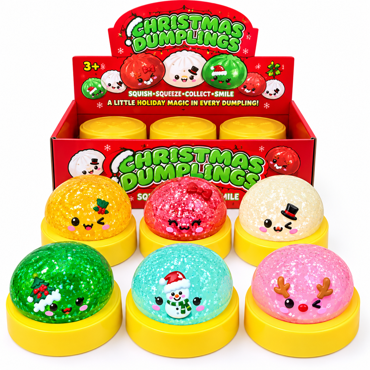 Glitter Gel Christmas Dumpling