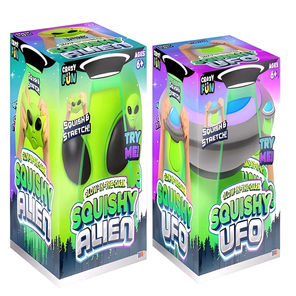 RMS® Glow in the Dark Alien & UFO