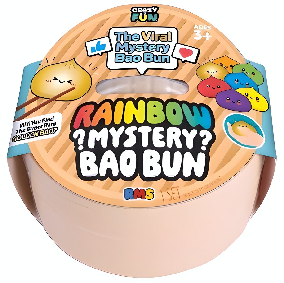 RMS® Crazy Fun™ 7" Rainbow Mystery JUMBO Dumpling