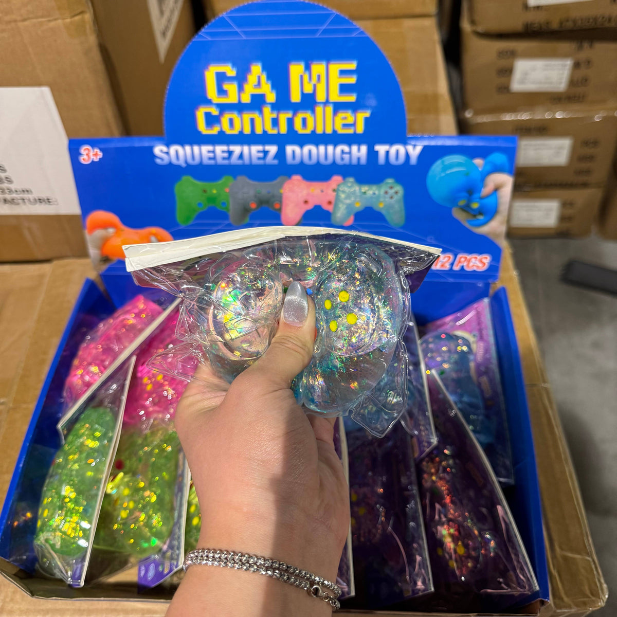 Sugar Squeeze Glitter Game Controller