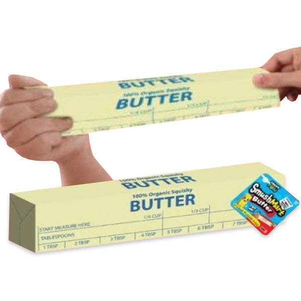 RMS® SmushMart™ Giant 15" Butter Stick Squishy