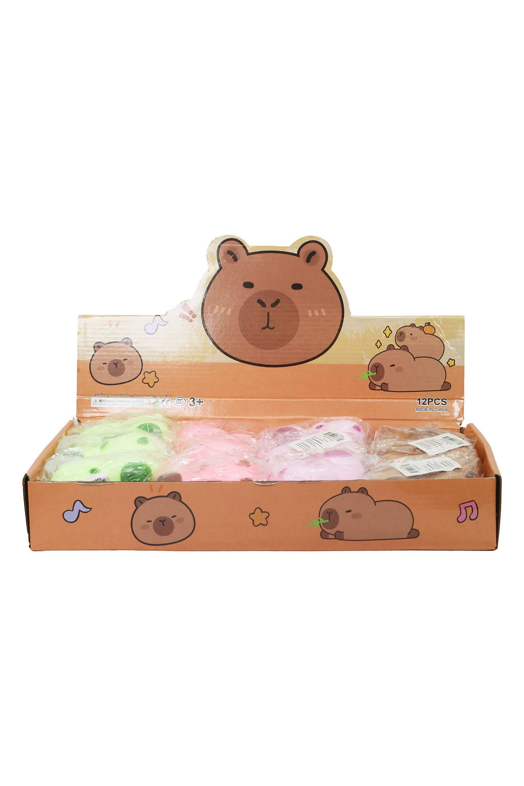Sleepy Capybara Soft Squishy Toy