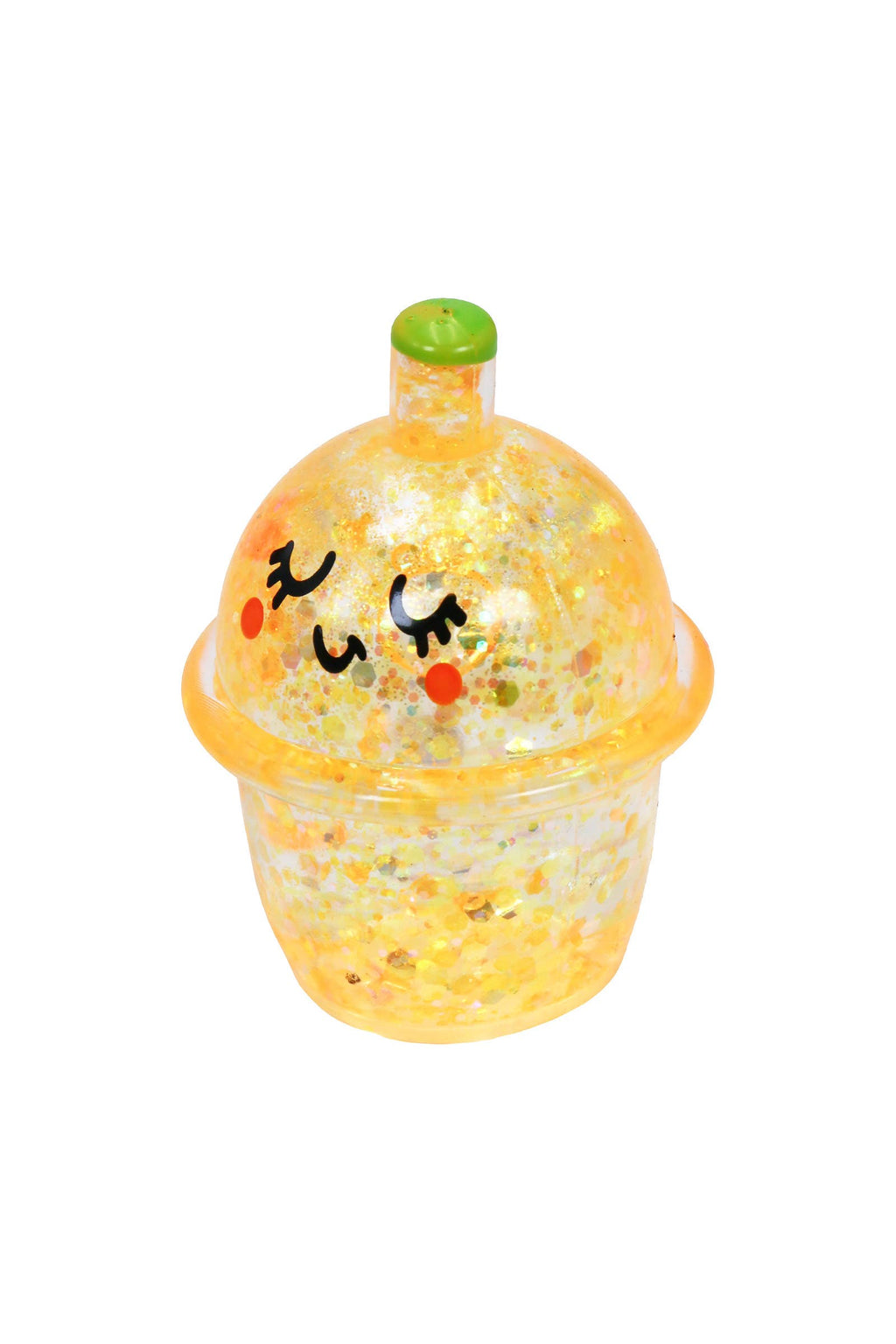 Cute Boba Glittery Maltose Thick Putty Filled Squishy Bag