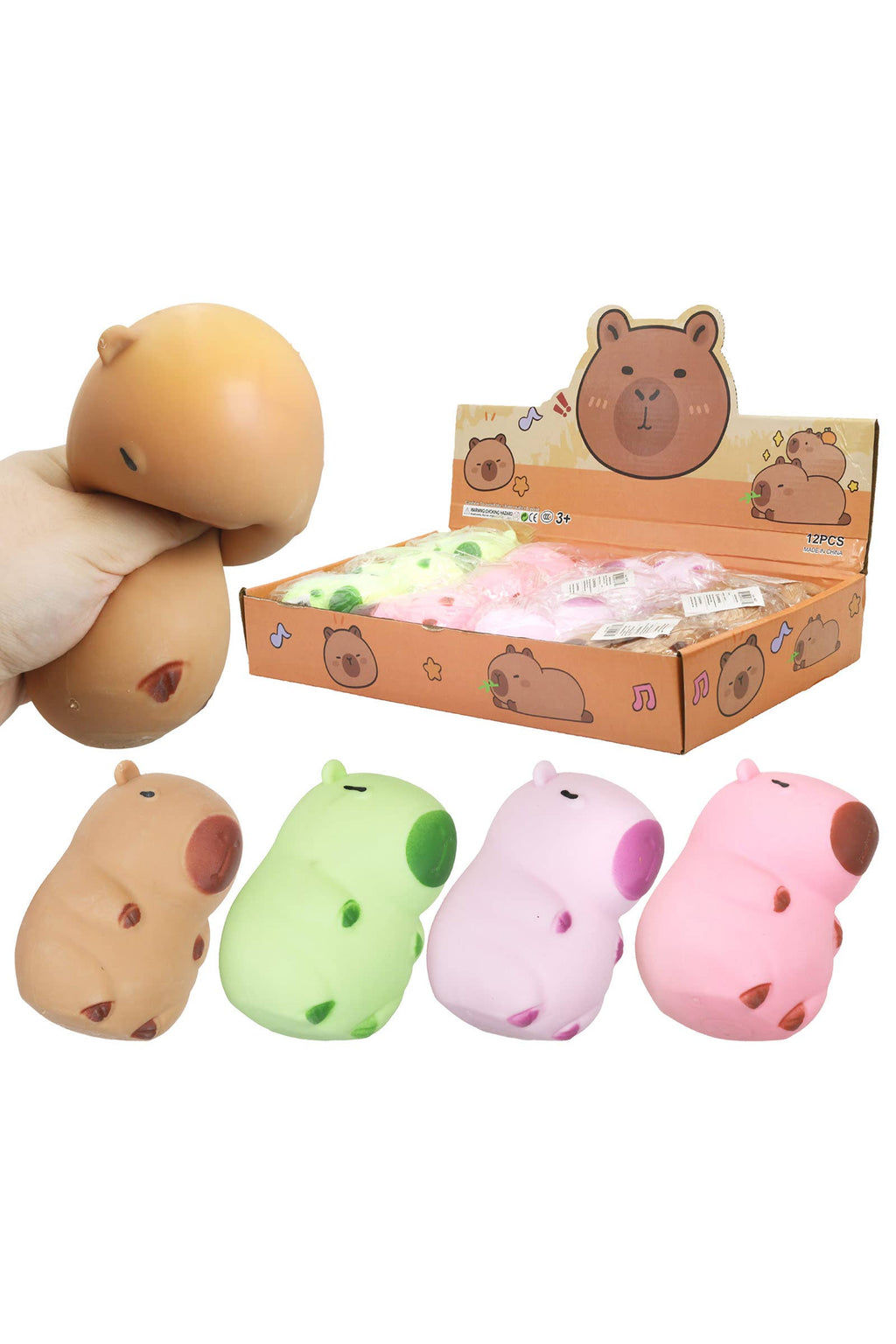 Sleepy Capybara Soft Squishy Toy