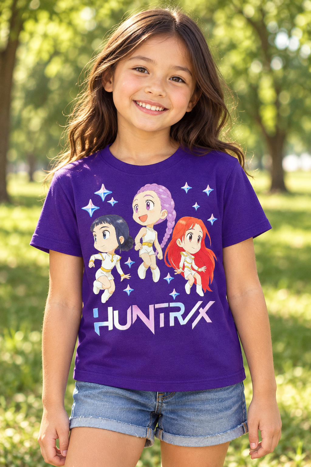 Kpop Huntrix Inspired kids tee